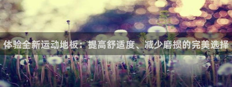 米兰体育官网下载是干嘛的公司：体验全新运动地板：提高