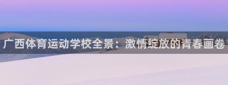 米兰体育官网下载平台是正规平台吗知乎：广西体育运动学
